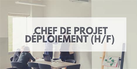 Chef de projet déploiement WDM Backbone, Agrégation &amp; Collecte